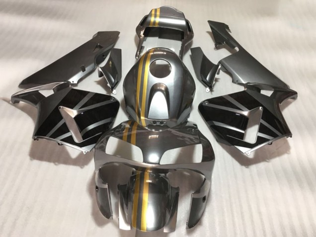 Carenados Moto Honda CBR600RR 2003-2004 - Plata Oro Negro Brillante