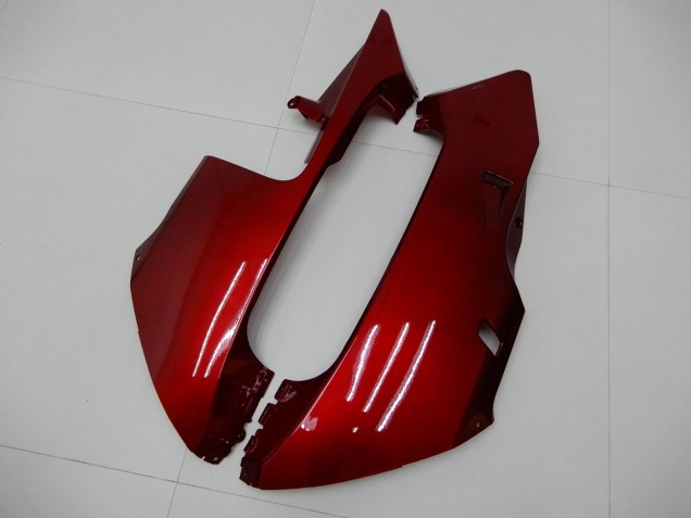 Carenados Moto Honda CBR600RR 2003-2004 - Rojo Negro Mate Raya
