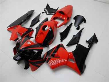 Carenados ABS Honda CBR600RR 2005-2006 - Rojo Negro