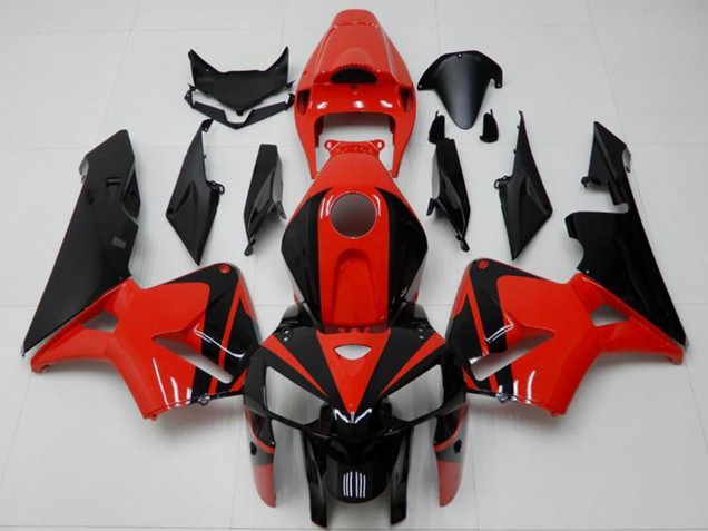 Carenados ABS Honda CBR600RR 2005-2006 - Rojo Negro