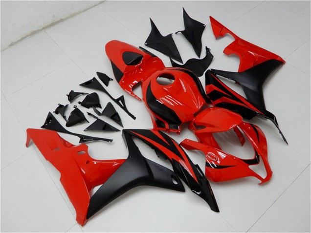 Carenado Moto Honda CBR600RR 2007-2008 - Rojo Negro Mate