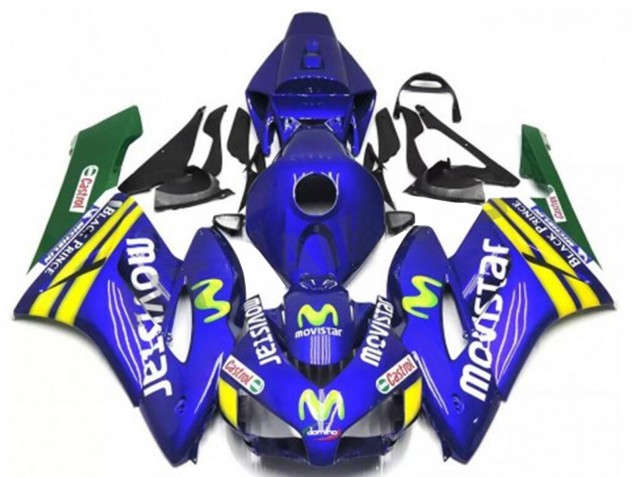 Carenados Moto Honda CBR1000RR 2004-2005 - Azul Amarillo Verde MoviStar Rojo Castrol