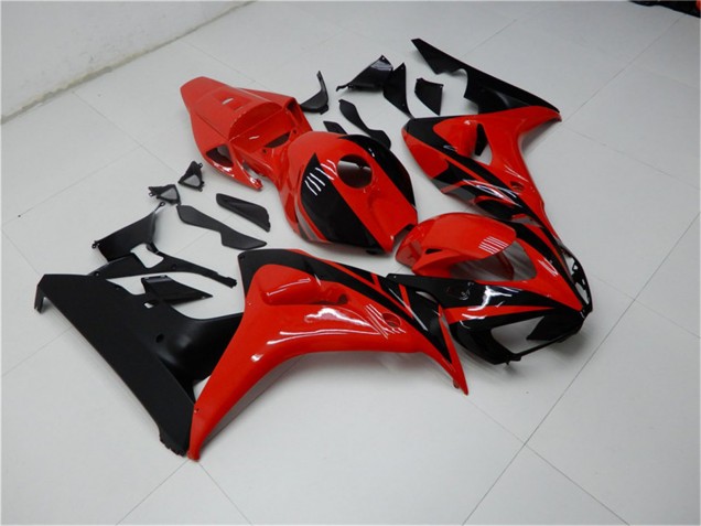 Kits Carenados Moto Honda CBR1000RR 2006-2007 - Rojo Negro Brillante