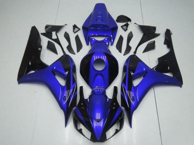 Kits Carenado Moto Honda CBR1000RR 2006-2007 - Azul Negro Brillante