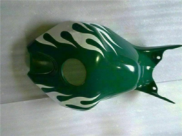Carenados Moto Honda CBR1000RR 2006-2007 - Blanco Verde Llama
