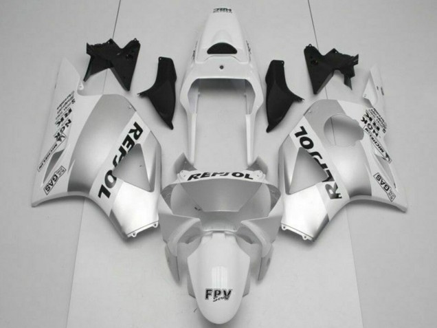 Carenados Moto Honda CBR900RR 954RR 2002-2003 - Blanco Plata Negro Repsol