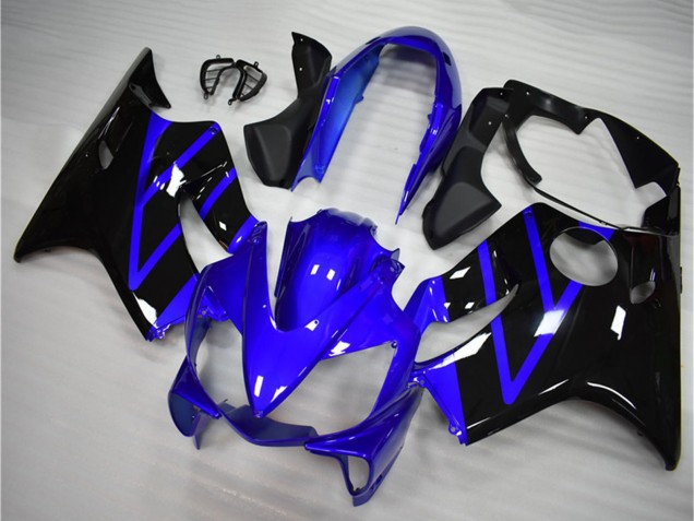 Kits Carenado Moto Honda CBR600 F4i 2004-2007 - Azul Negro Brillante