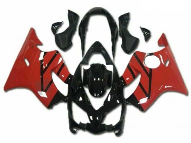 Kits Carenados Moto Honda CBR600 F4i 2004-2007 - Rojo Negro Brillante