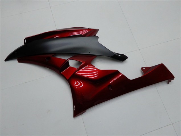 Kits Carenado Moto Yamaha YZF R6 2006-2007 - Rojo Negro Mate