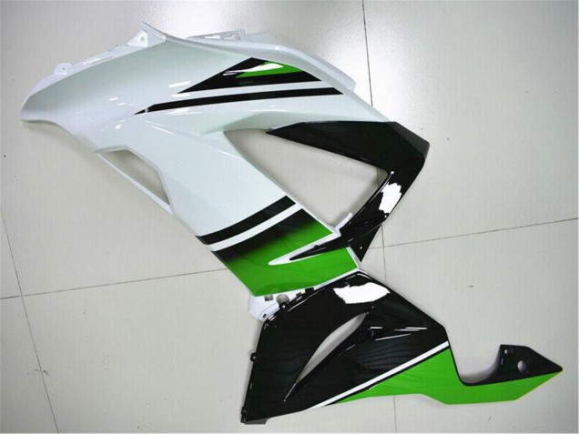 Carenados Moto Kawasaki ZX6R 2013-2018 - Verde Blanco Negro Brillante