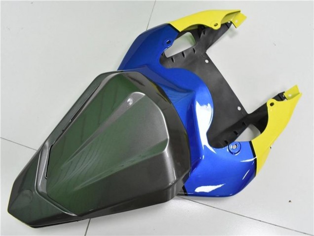 Carenados Moto Yamaha YZF R6 2006-2007 - Azul Amarillo Negro Brillante Tiburón