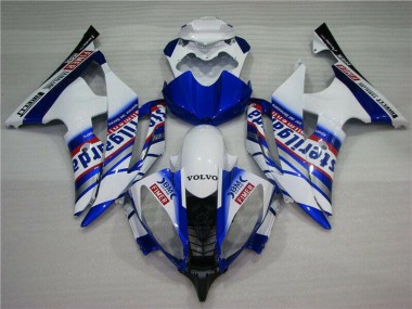 Carenados Moto Yamaha YZF R6 2008-2016 - Blanco Azul Rojo Sterilgarda Volvo Fimer Yamalube