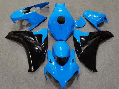Carenados Moto Honda CBR1000RR 2008-2011 - Bebé Azul Negro Brillante
