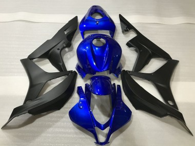 Kits Carenado Moto Honda CBR600RR 2007-2008 - Azul Negro Mate