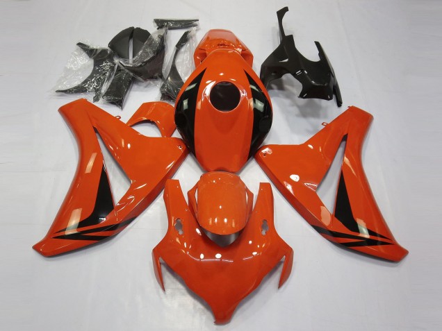 Carenados Moto Honda CBR1000RR 2008-2011 - Naranja Negro Brillante OEM Estilo