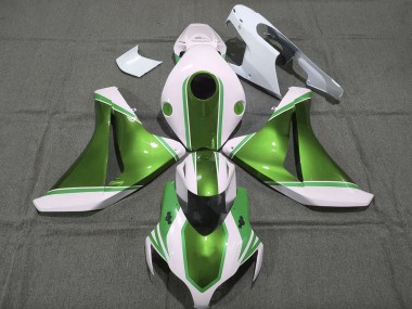 Carenados Moto Honda CBR1000RR 2008-2011 - Blanco Lustroso Verde Perla