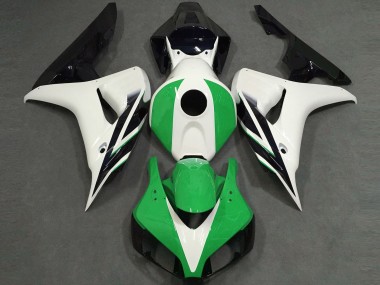 Carenados Moto Honda CBR1000RR 2006-2007 - Blanco Verde Negro Brillante