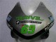 Carenado Moto Honda CBR600RR 2003-2004 - Plata Verde Negro Brillante