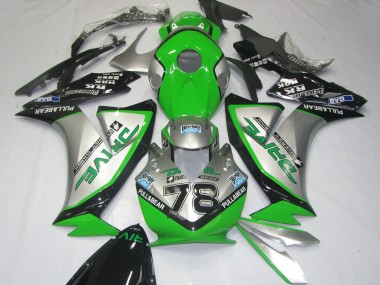 Carenados Moto Honda CBR1000RR 2012-2016 - Plata Verde Negro Brillante