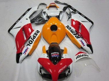 Carenado Moto Honda CBR1000RR 2004-2005 - Blanco Naranja Rojo Negro Brillante Repsol HRC
