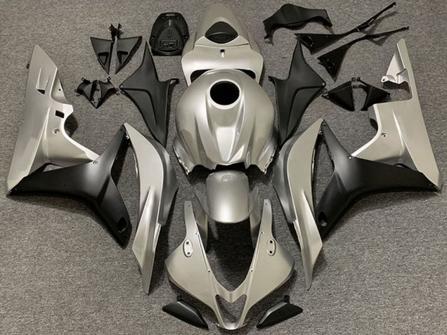 Carenados Moto Honda CBR1000RR 2006-2007 - Plata Negro Mate
