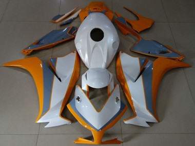 Carenados Moto Honda CBR1000RR 2012-2016 - Blanco Naranja Gris