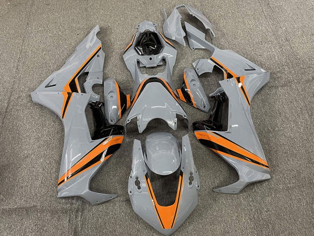 Carenados Moto Honda CBR1000RR 2017-2023 - Nardo Gris Naranja Raya