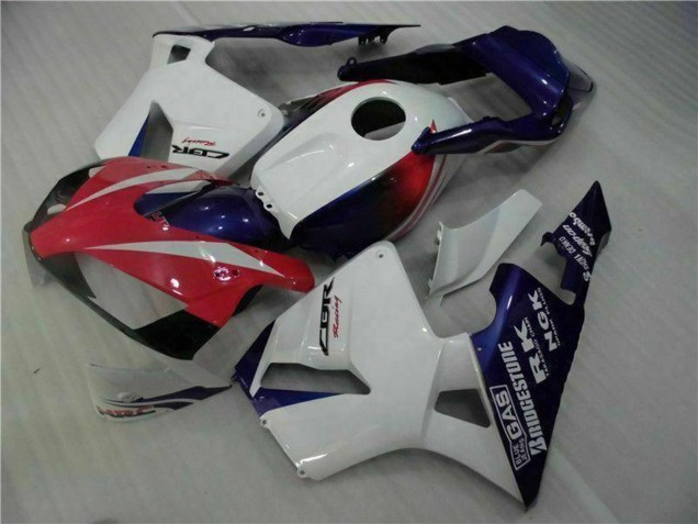 Carenado Moto Honda CBR600RR 2003-2004 - Blanco Rojo Azul
