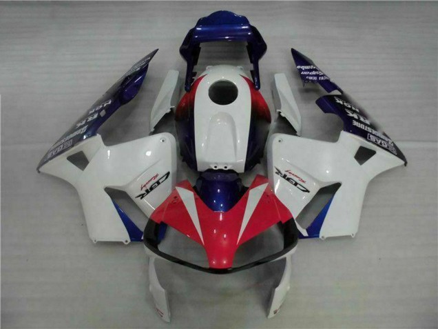 Carenado Moto Honda CBR600RR 2003-2004 - Blanco Rojo Azul