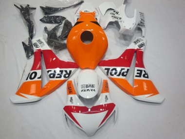 Carenados Moto Honda CBR1000RR 2008-2011 - Naranja Blanco Rojo Negro Brillante Repsol