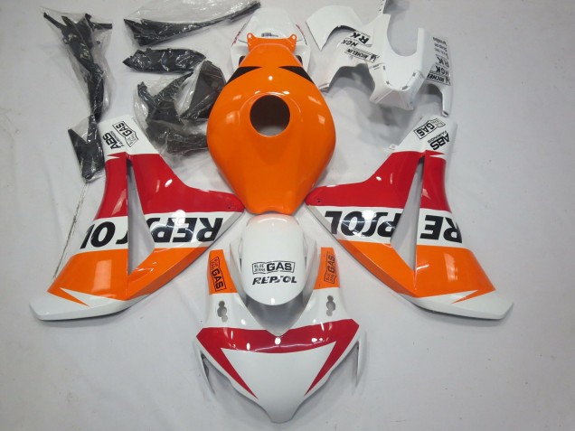 Carenados Moto Honda CBR1000RR 2008-2011 - Naranja Blanco Rojo Negro Brillante Repsol