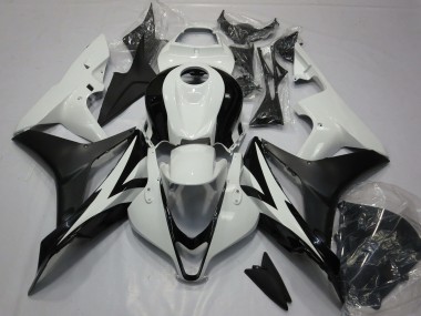 Kits Carenado Moto Honda CBR600RR 2007-2008 - Blanco Negro Mate