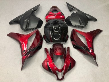 Carenado Moto Honda CBR600RR 2009-2012 - Rojo Negro Brillante OEM Estilo