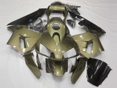 Carenados Moto Honda CBR600RR 2003-2004 - Oliva Negro Brillante
