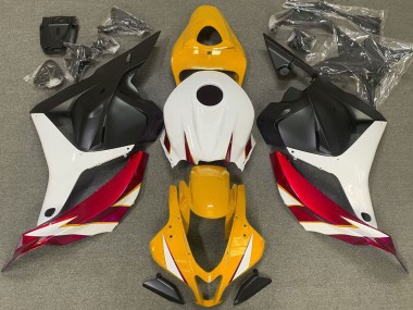 Carenados Moto Honda CBR600RR 2009-2012 - Blanco Rojo Amarillo Negro Mate