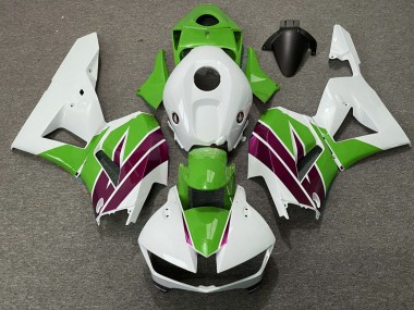 Carenados Moto Honda CBR600RR 2013-2023 - Blanco Verde Púrpura