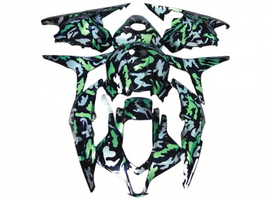 Carenados Moto Honda CBR600RR 2009-2012 - Verde Gris Camouflage