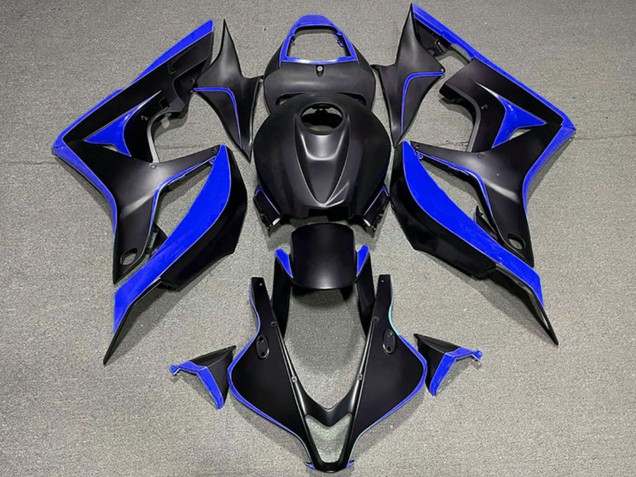 Carenados Moto Honda CBR600RR 2007-2008 - Azul Negro Mate