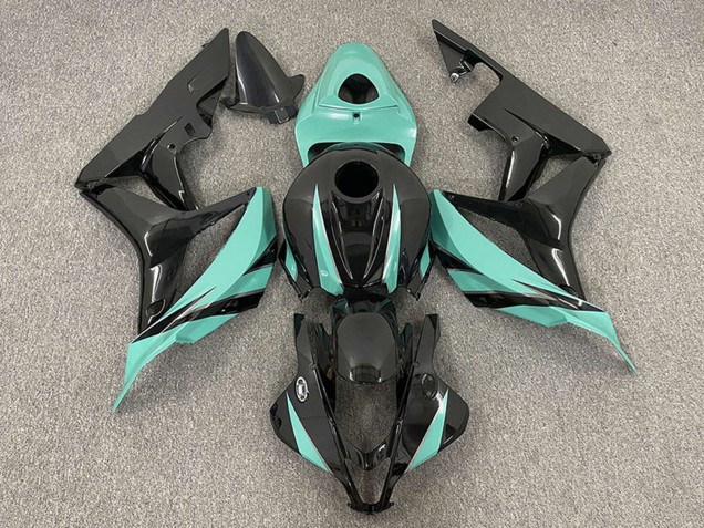 Carenados Moto Honda CBR600RR 2007-2008 - Verde Menta Negro Brillante