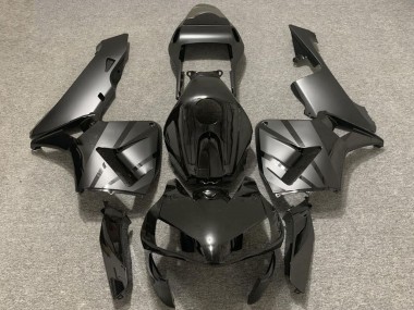 Carenados Moto Honda CBR600RR 2003-2004 - Negro Brillante Gris Mate OEM Estilo