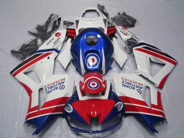 Carenados Moto Honda CBR600RR 2013-2023 - Blanco Rojo Azul Royal Air Force