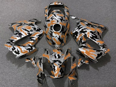 Carenados Moto Honda VFR 800 2002-2013 - Naranja Camouflage