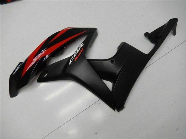 Carenados Moto Honda CBR600RR 2007-2008 - Rojo Negro Mate Calcomanías