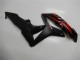 Carenados Moto Honda CBR600RR 2007-2008 - Rojo Negro Mate Calcomanías