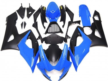 Carenados Moto Suzuki GSXR 1000 2005-2006 - Azul Negro Mate Amarillo