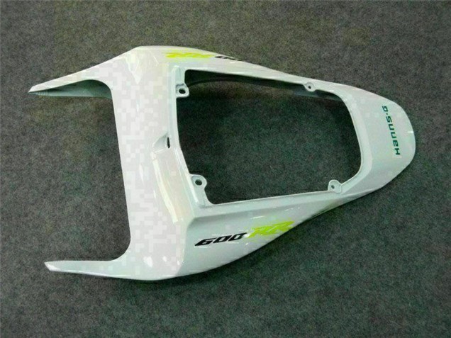 Carenado Moto Honda CBR600RR 2007-2008 - Blanco Verde Negro Brillante Hannspree