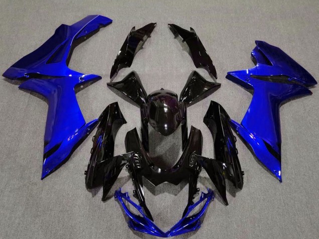 Carenado Moto Suzuki GSXR 600 / GSXR 750 2011-2024 - Azul Negro Brillante