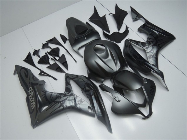 Carenados Moto Honda CBR600RR 2007-2008 - Negro Mate Graffiti