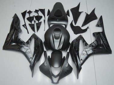 Carenados Moto Honda CBR600RR 2007-2008 - Negro Mate Graffiti