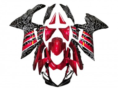 Carenados Moto Suzuki GSXR 600 / GSXR 750 2011-2024 - Rojo Negro Spider
